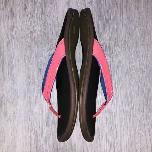 OluKai Punua Kia'i Beach Sandals Women's Size 8 Flip Flop Thongs Pink *FLAWS - Picture 7 of 15